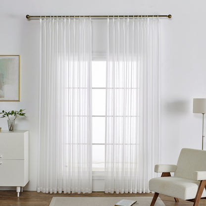 Custom Artemis Sheer Curtains, Blackout Drapery for Bedroom and Living Room, Thermal Insulated Room Darkening Panels, 1 Panel