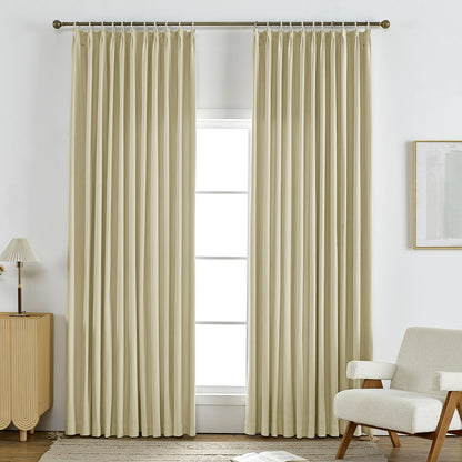 Custom Freya Velvet Curtains, Blackout Drapery for Bedroom and Living Room, Thermal Insulated Room Darkening Panels, 1 Panel