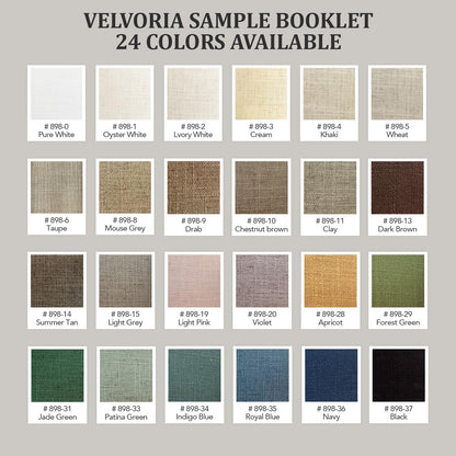 Custom Athena Blackout Linen Curtains, Linen Curtains for Bedroom and Living Room, Thermal Insulated Room Darkening Panels, 1 Panel